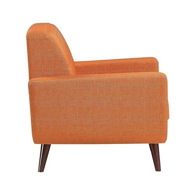 MID-CENTURY FABRIC TEXTURED COUCH