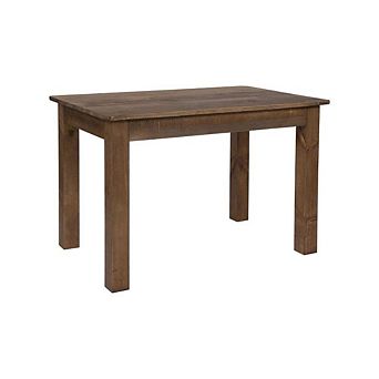 RUSTIC SOLID PINE FARM DINING TABLE