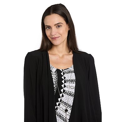 Women's R&M Richards 2-Piece Print Puff Jacket & Dress Set