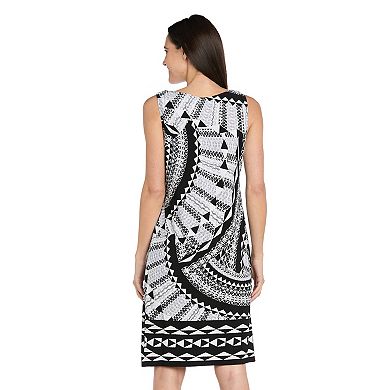 Women's R&M Richards 2-Piece Print Puff Jacket & Dress Set