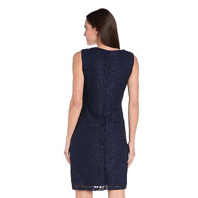 Women's R&M Richards 2-Piece Lace & Matte Jersey Jacket & Dress Set