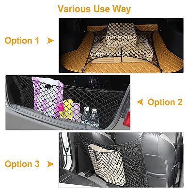Elastic Trunk Cargo Net Car Storage Organizer