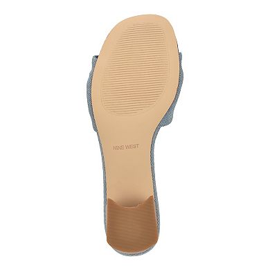 Nine West Gerry Women's Block Heel Slip-On Dress Sandals
