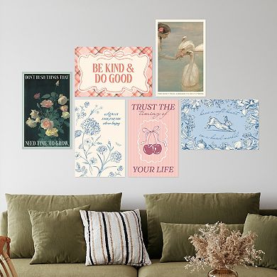 Wall Art Poster Set of 6