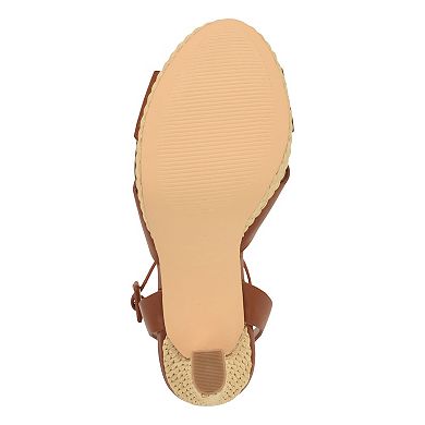 Nine West Weston Women's Open Toe Block Heel Dress Sandals