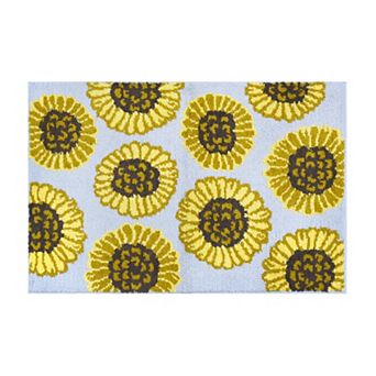 Celebrate Together™ Fall Sunflower Toss Supersoft Throw Rug