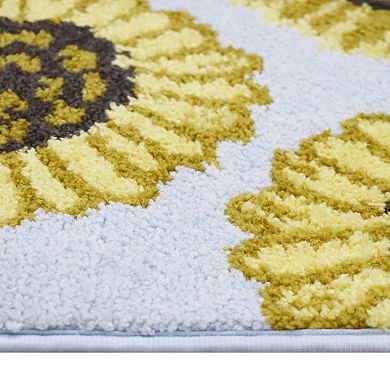 Celebrate Together™ Fall Sunflower Toss Supersoft Throw Rug