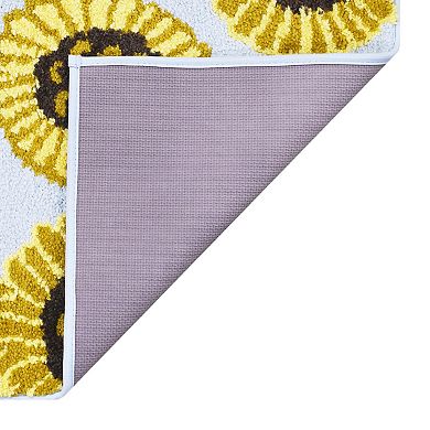 Celebrate Together™ Fall Sunflower Toss Supersoft Throw Rug