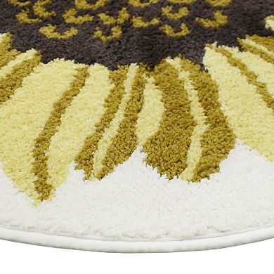 Celebrate Together™ Fall Round Sunflower Supersoft Rug