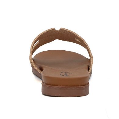 Yoki Doreen-05 Women's Slip-On H-Band Sandal Slide