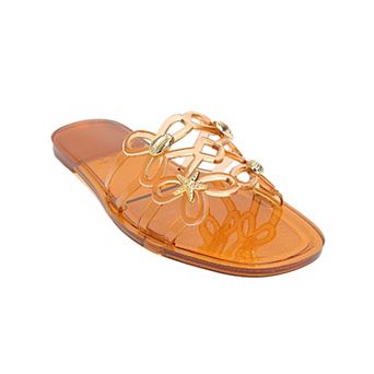 Yoki Sweety-29 Women's Jelly Slip-On Sealife Sandals