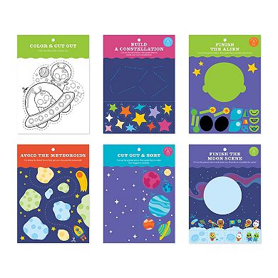 Pulsar Products Cosmic Horizon Cut & Learn Activity Book