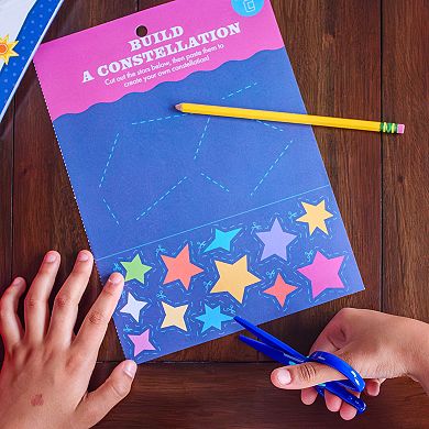 Pulsar Products Cosmic Horizon Cut & Learn Activity Book