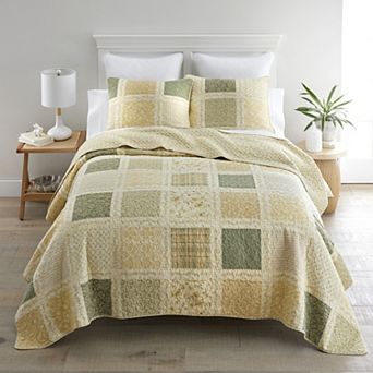 Donna Sharp Meadow Pieced Cotton Quilt Set