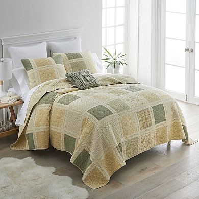 Donna Sharp Meadow Pieced Cotton Quilt Set