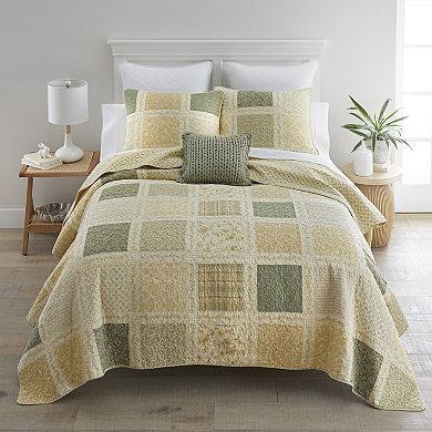 Donna Sharp Meadow Pieced Cotton Quilt Set