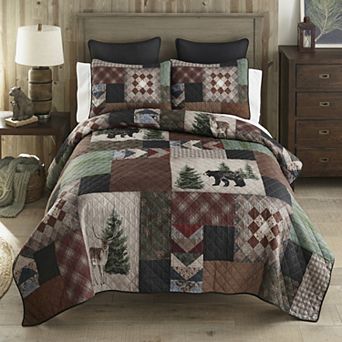 Donna Sharp Greenwood Patch Rustic Quilt Set