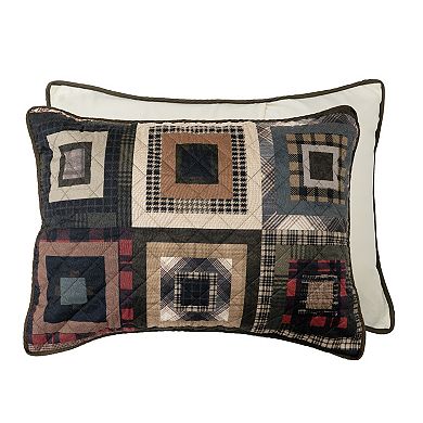 Donna Sharp Lodge Square Quilt Set with Shams