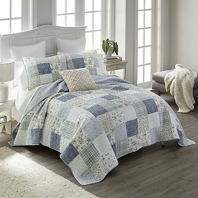 Donna Sharp Pieced Cotton Quilt Set