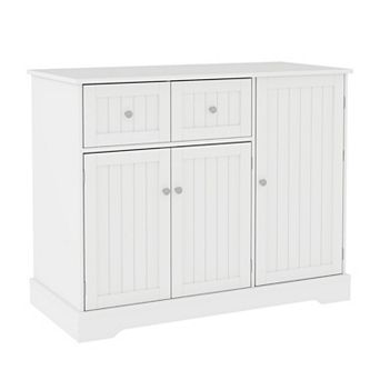 ELEMENT ACE Dual-Purpose Cat Litter Box Enclosure Furniture with Storage Drawers and Cabinet