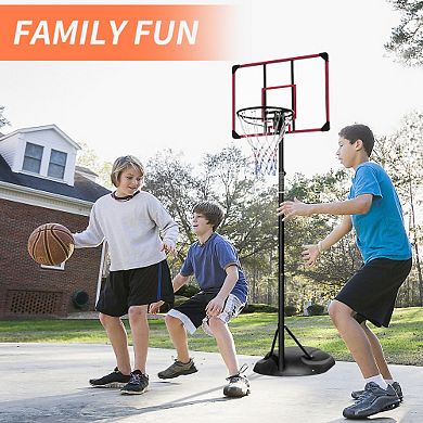 ELEMENT ACE Portable Basketball Hoop Adjustable Height Youth Basketball Goal System