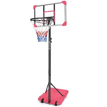 ELEMENT ACE Portable Basketball Goal System with Stable Base and Wheels for Indoor Outdoor Use