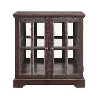 Antique Curio Display Cabinet with LED Light