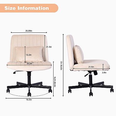 Stylish Ergonomic Office Chair with Adjustable Recline and Swivel