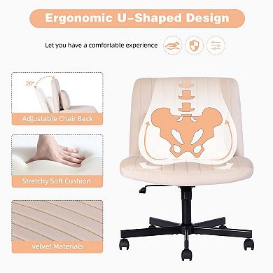 Stylish Ergonomic Office Chair with Adjustable Recline and Swivel