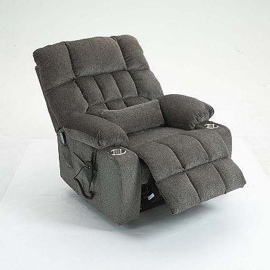 Oversized Lift Recliner with Massage, Heating, OKIN Motor & 400 lb Capacity