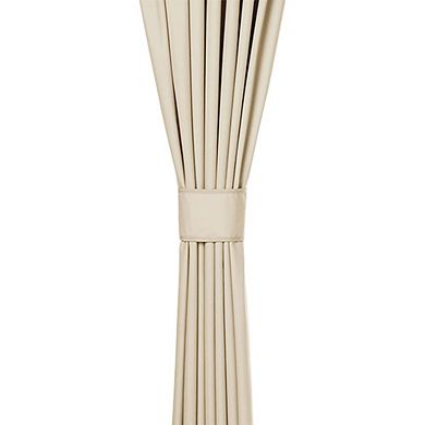 2-Panel Beige Blackout Curtains