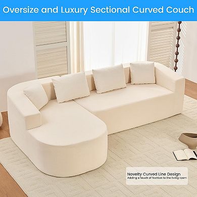 98" L Shaped Sectional Couches for Living Room