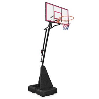 ELEMENT ACE Portable Adjustable Basketball Hoop with Rebound Board and Wheels for Youth & Adults