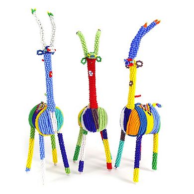 Beaded Springbok Multi Color Small