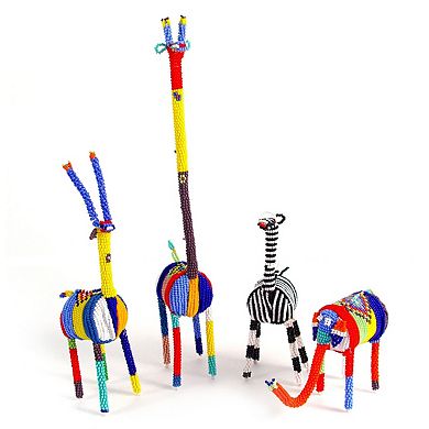 Beaded Springbok Multi Color Small