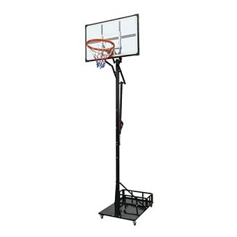 ELEMENT ACE Portable Height-Adjustable Basketball Hoop System with Rebound Backboard