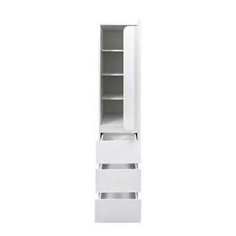 Pantry Storage Cabinet With Door And Drawers