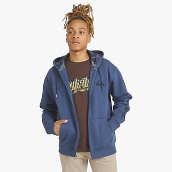 Men's Quiksilver Full Zip Logo Fleece Hoodie