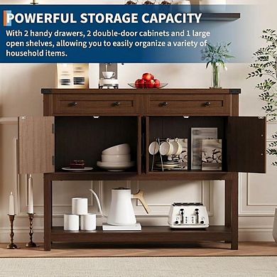 ANIXOL 47" Farmhouse Buffet Cabinet