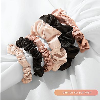 Assorted Satin Scrunchies 6-pack