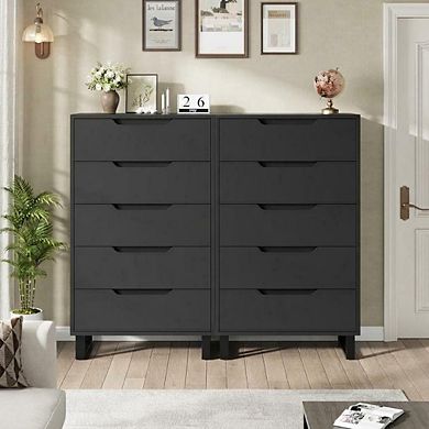 ANIXOL 5-Drawer Tall Dresser