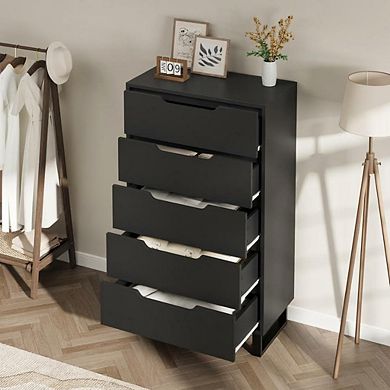ANIXOL 5-Drawer Tall Dresser