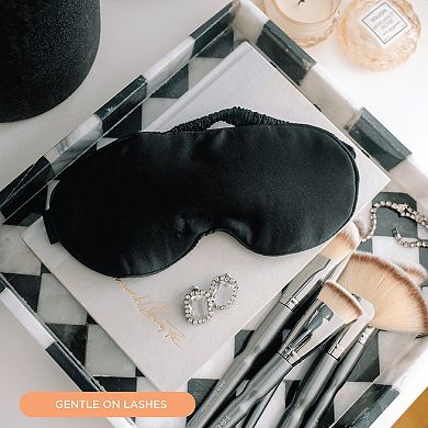 100% Satin Blackout Sleep Mask