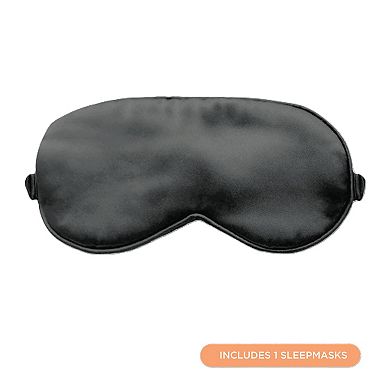 100% Satin Blackout Sleep Mask