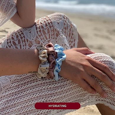 100% Silk Oversized Hair Scrunchies 6-Pack