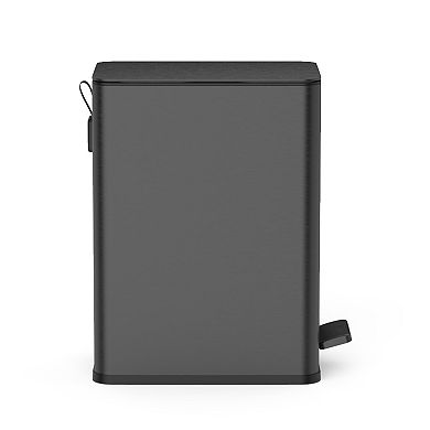 Ninestars Slim 2.6-Gallon Stainless Steel Step-On Trash Can