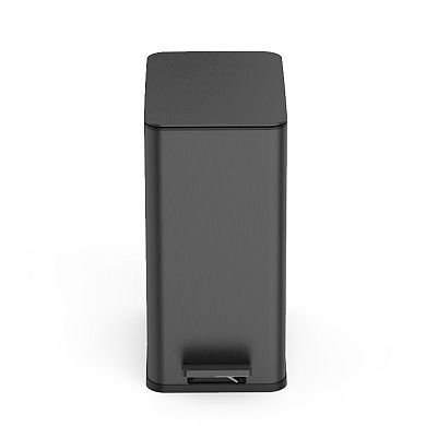 Ninestars Slim 2.6-Gallon Stainless Steel Step-On Trash Can