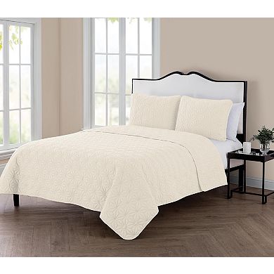 VCNY Home Kaleidoscope Quilted Coverlet Set