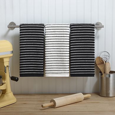 IZOD Westport Kitchen Towels 3-Pack