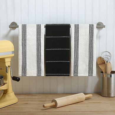 IZOD Saybrook Kitchen Towel 3-Pack